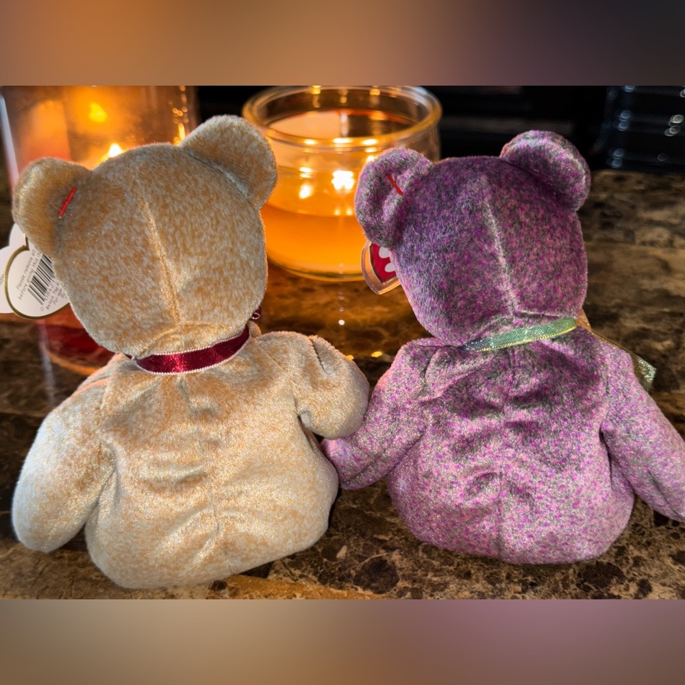 🧸 Ty Beanie Baby Signature Bear 4-Piece Set 1999 2000 2003 2004 Collectible - Picture 11 of 11